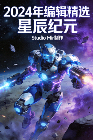2024年编辑精选动漫《星辰纪元》海报 - 科幻机甲动漫，制作公司Studio Mir