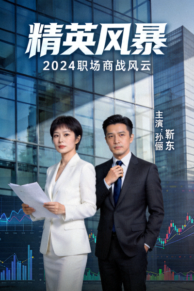2024年职场剧《精英风暴》海报 - 商业竞争题材，主演孙俪、靳东